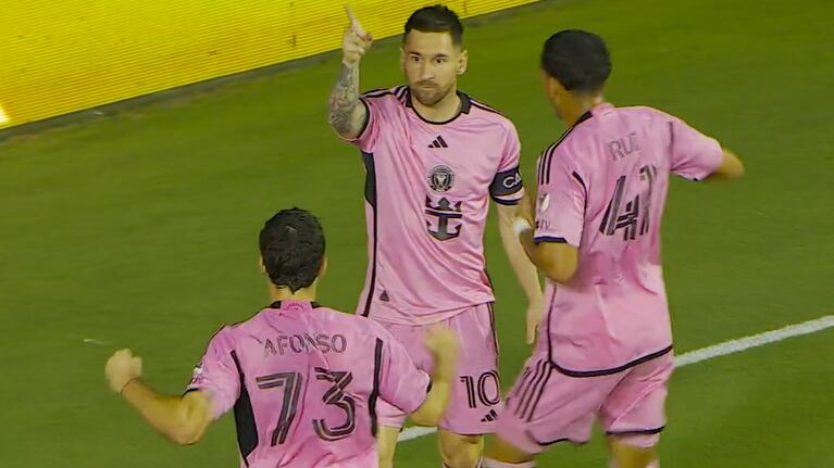 Messi volvió a jugar con el Inter Miami y marcó un golazo en el empate con Colorado