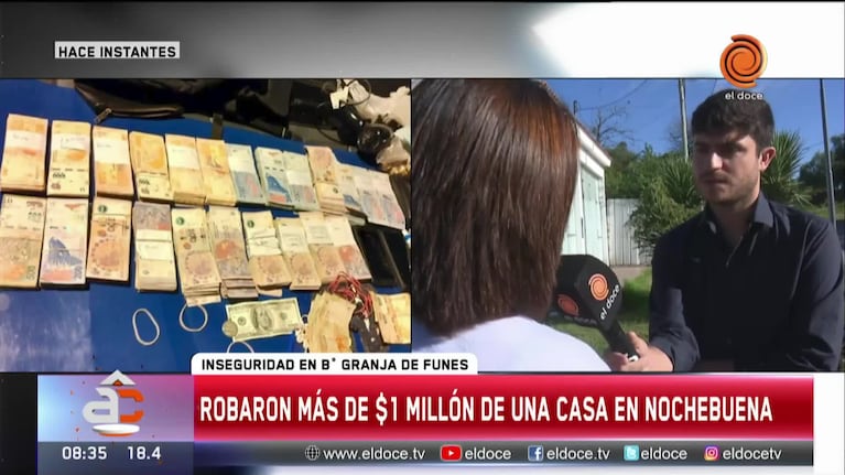 El insólito pedido de ayuda de un ladrón que huyó con un millón de pesos