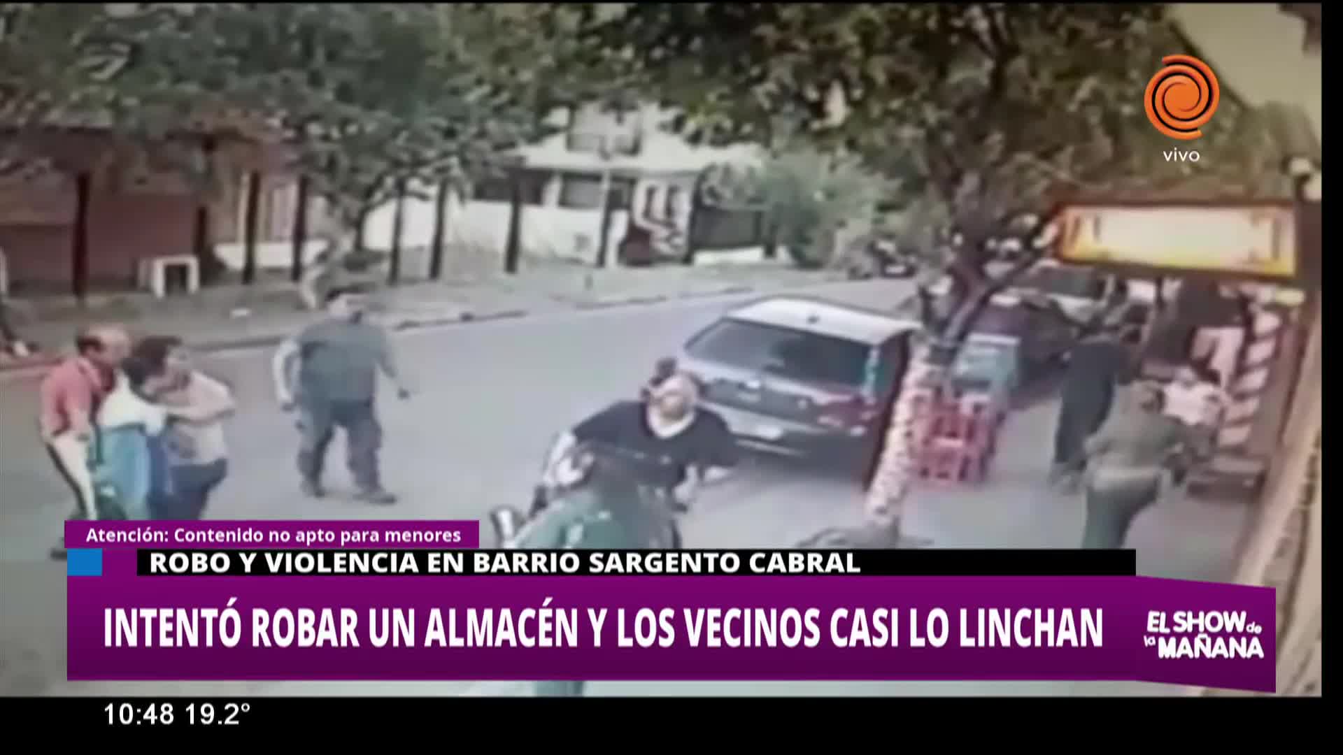 Violento robo y ladrón linchado