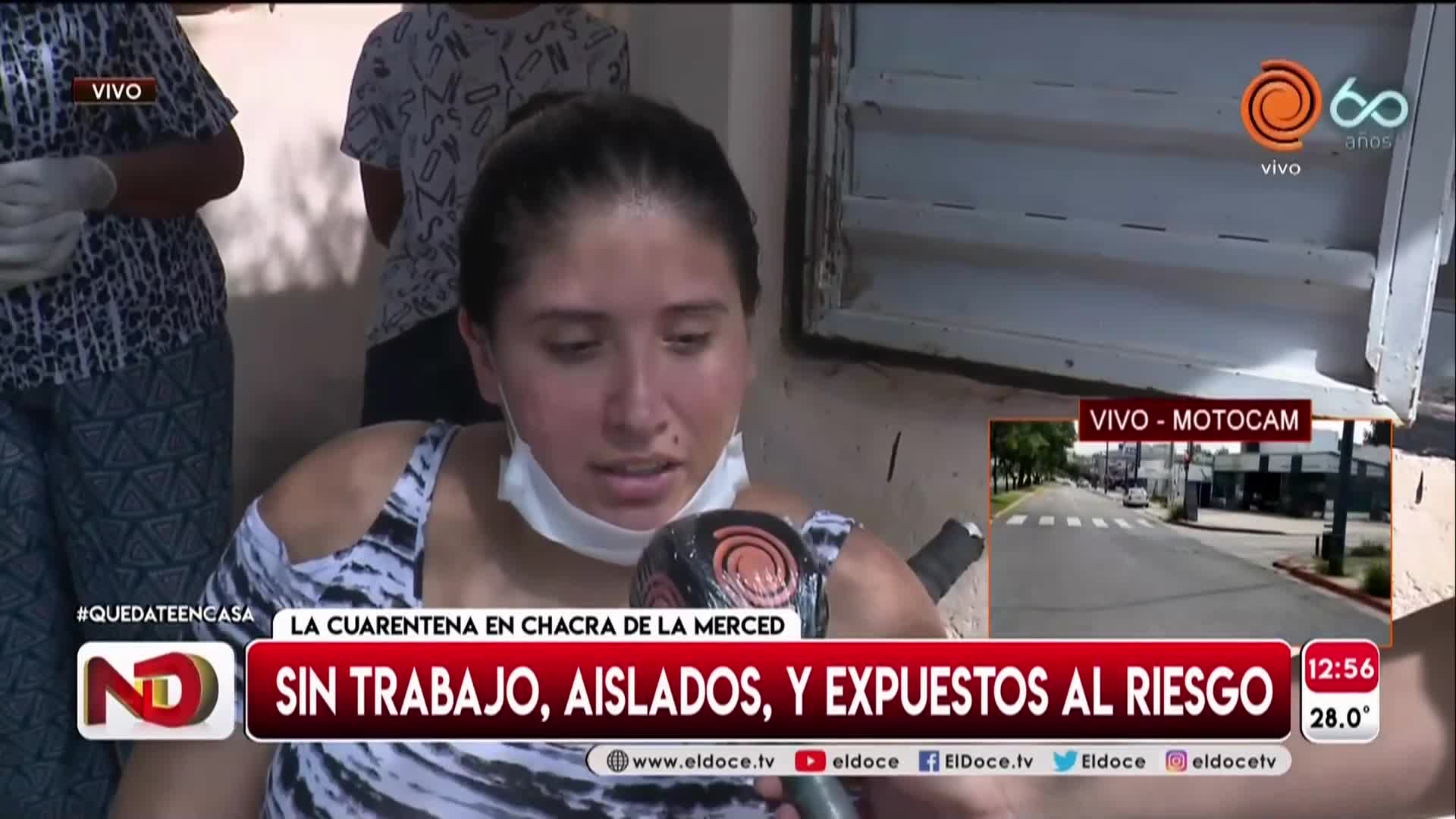 El drama del aislamiento en Chacra de la Merced