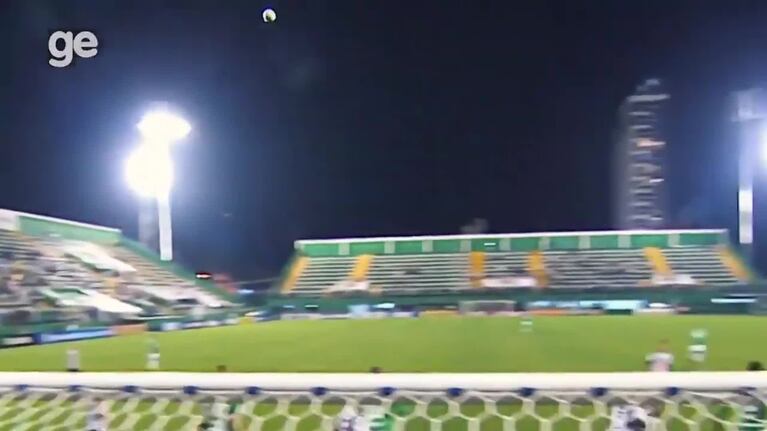 Extraño fenómeno en el estadio del Chapecoense