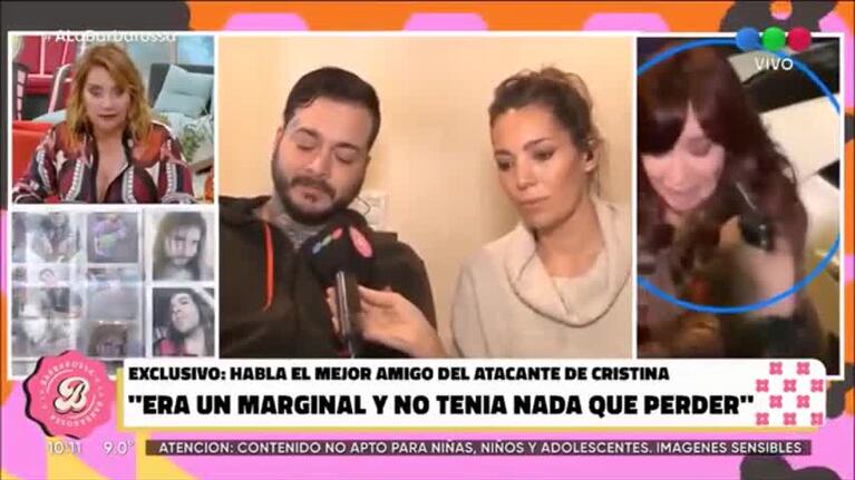 Testimonio del amigo del agresor de Cristina Kirchner