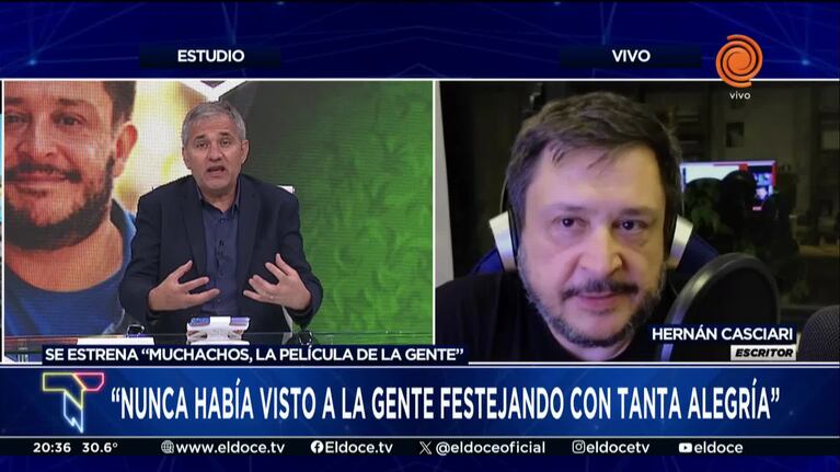 Casciari y la pregunta que trata de responder la película Muchachos