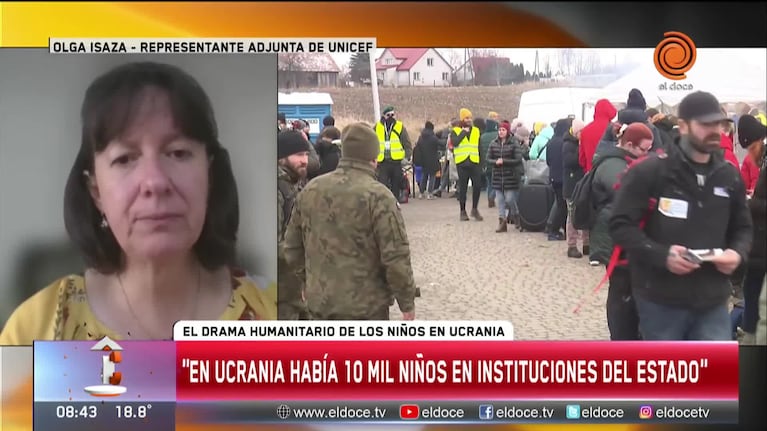 El drama de los niños en Ucrania: solos y en peligro