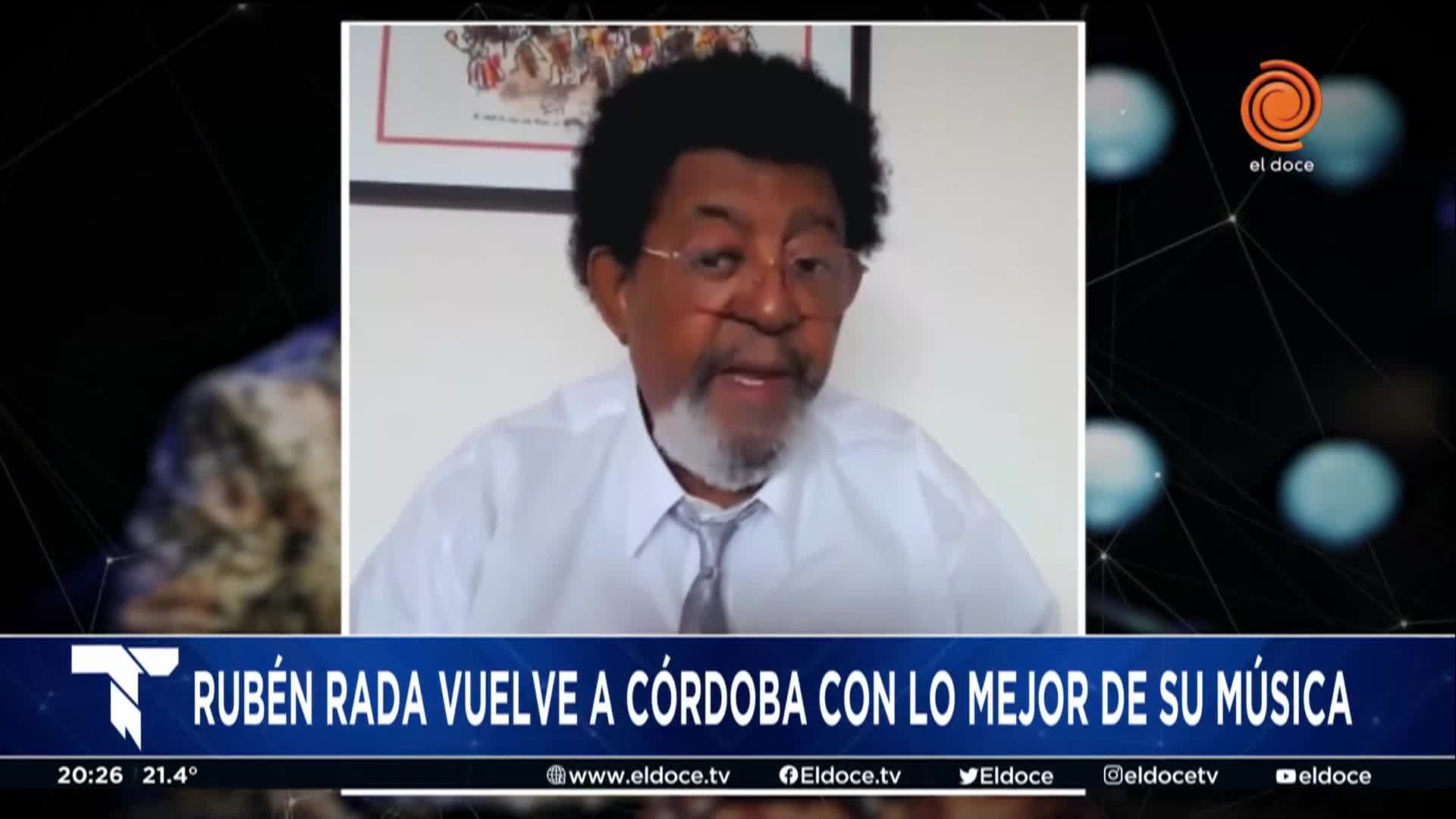 El Negro Rada vuelve a Córdoba para reencontrarse con su público de siempre