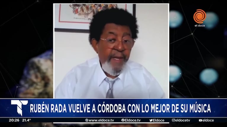 El Negro Rada vuelve a Córdoba para reencontrarse con su público de siempre