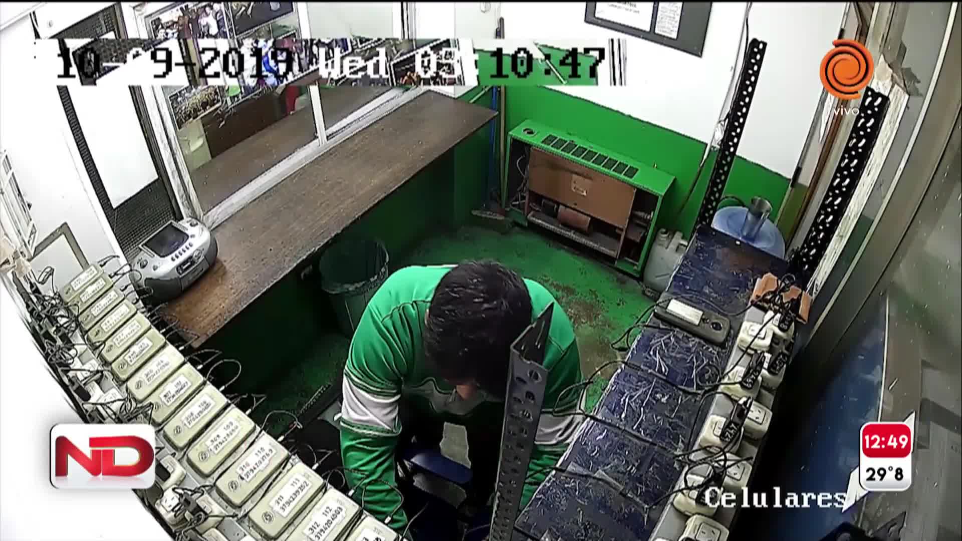 Investigan el robo de 60 aparatos de la sede de Lusa: el video