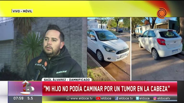 Una familia busca el auto que le robaron en Córdoba