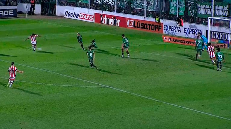 El gol de Santiago Rodríguez para el 2 a 1 de Instituto frente a Sarmiento