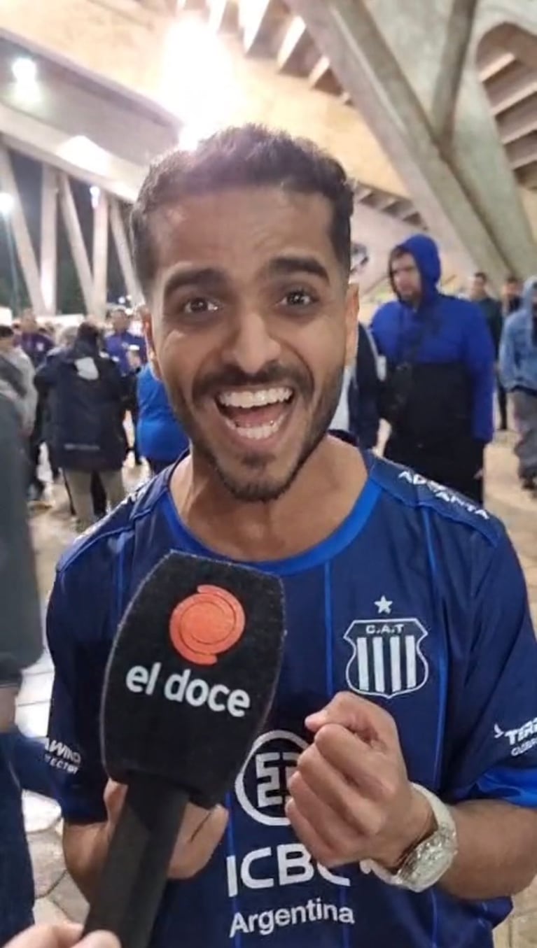 La alegría de los hinchas de Talleres por el triunfo ante Riestra