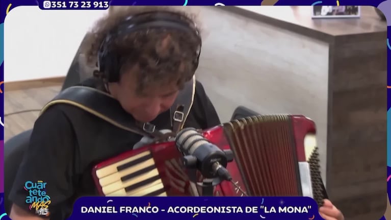 Daniel Franco y el fuerte vínculo con el acordeón y su papá