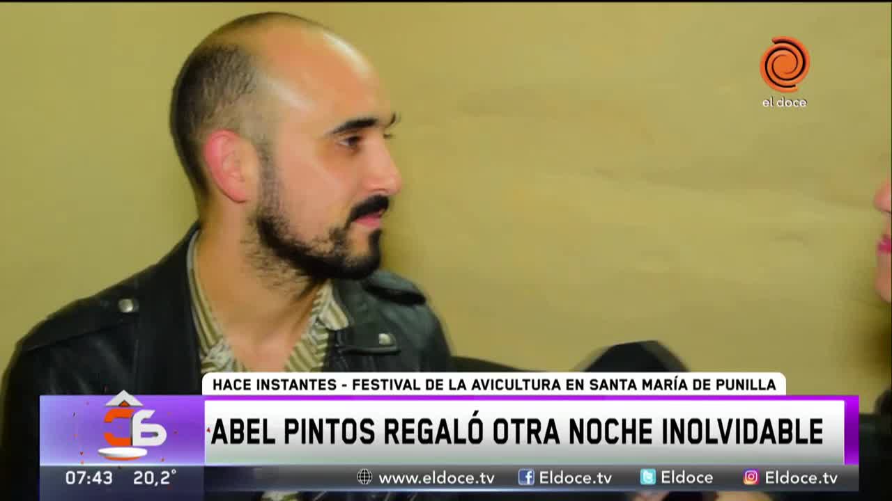 La noche de Abel Pintos en la Avicultura