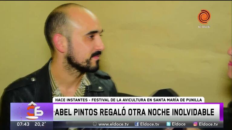 La noche de Abel Pintos en la Avicultura