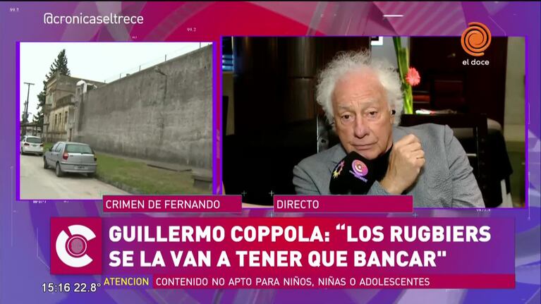 Guillermo Coppola y su recuerdo de la cárcel 