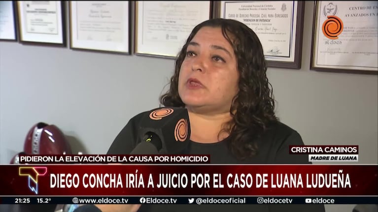 La palabra de la familia de Luana tras el pedido de elevación a juicio de Diego Concha