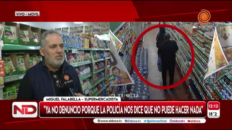 "Mechero" robó productos de un almacén del centro