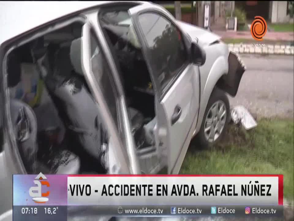 Accidente en Av. Rafael Nuñez