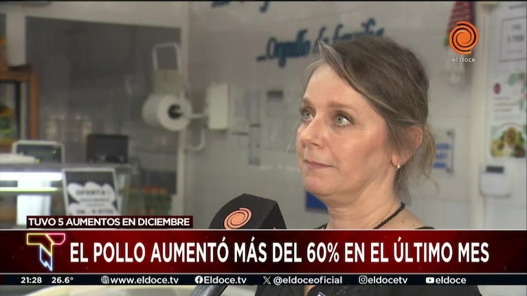 El pollo aumentó más del 60% en el último mes