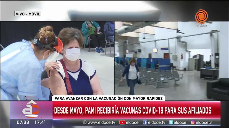 El Pami recibiría vacunas para aplicar a sus afiliados