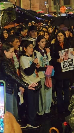 La abuela de Agostina pidió que “su muerte no sea en vano”