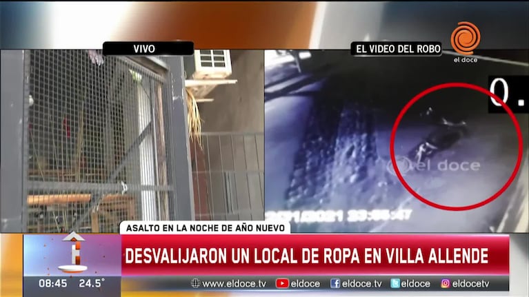 Desvalijaron un local de ropa en Villa Allende