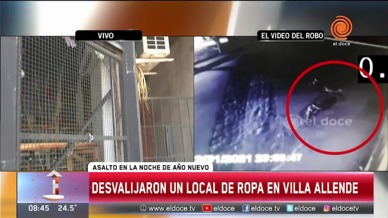 Desvalijaron un local de ropa en Villa Allende