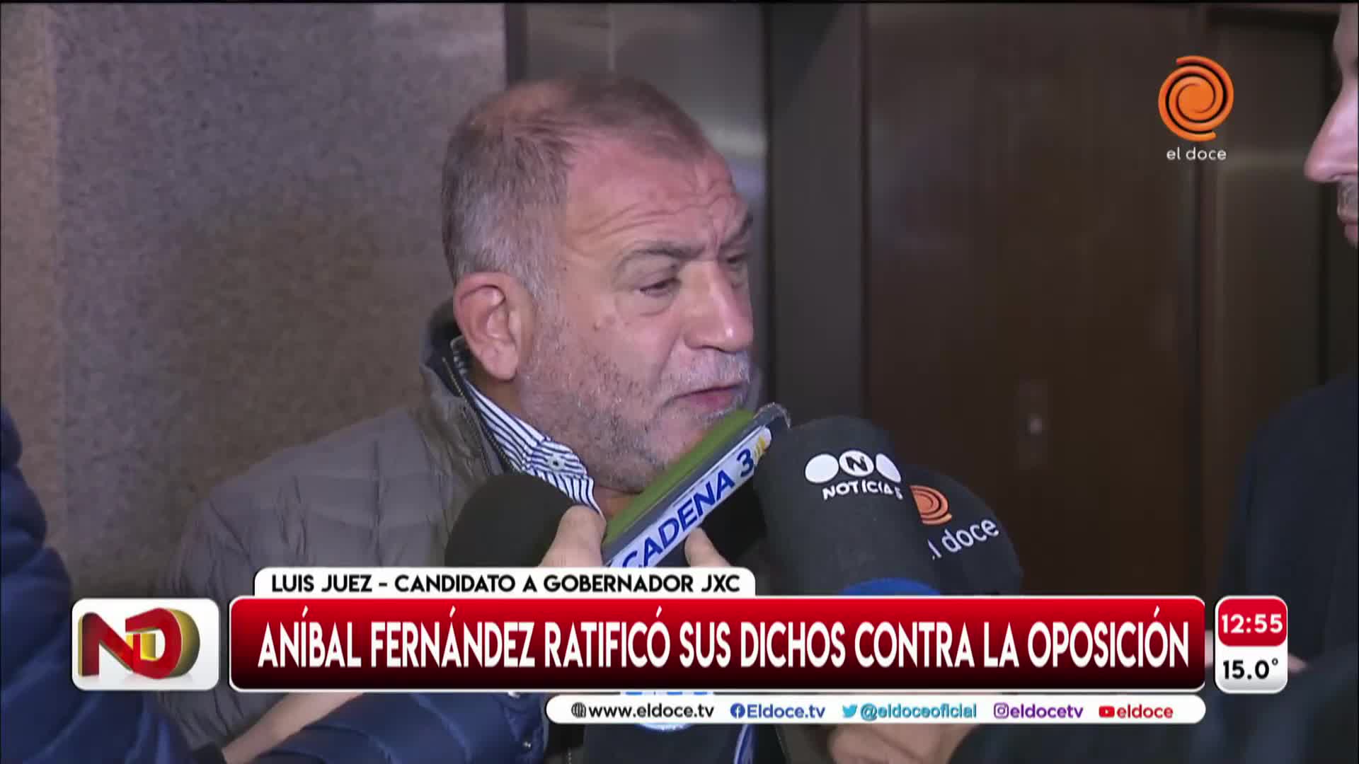 La respuesta de Luis Juez a Aníbal Fernández por los dichos sobre “sangre y muertos”