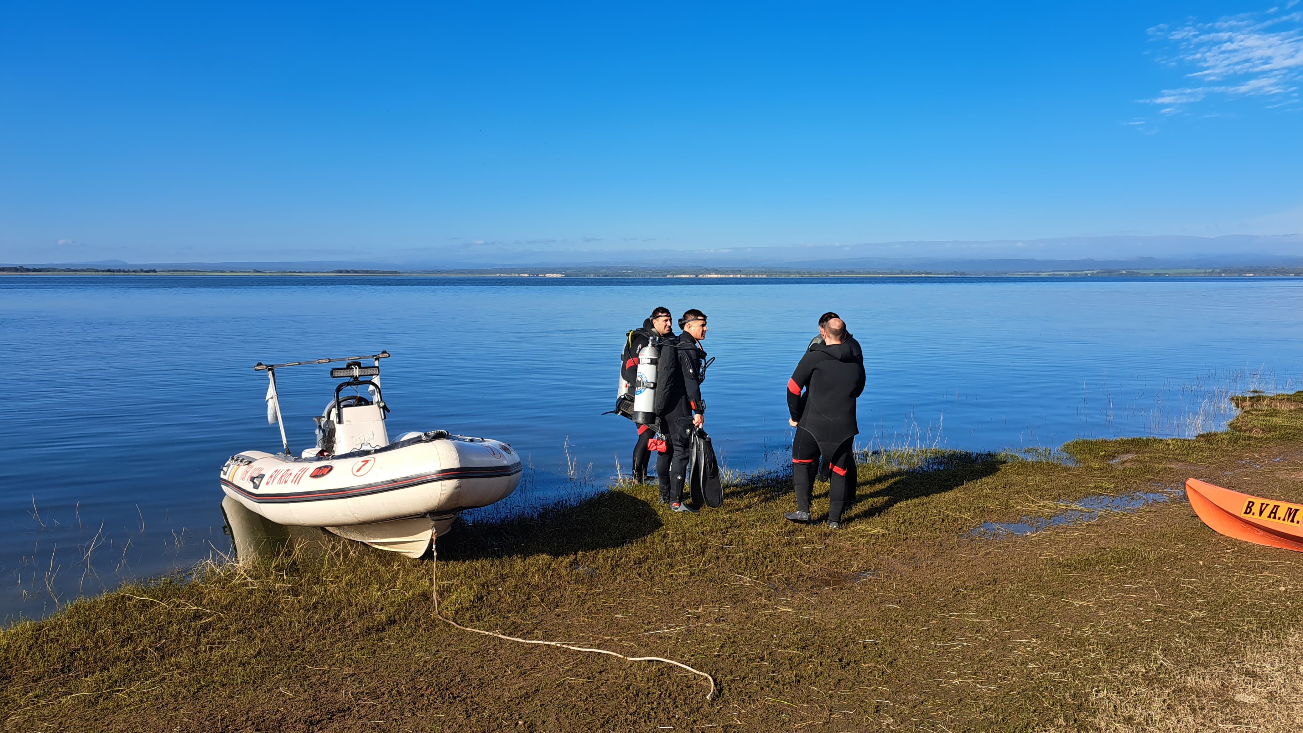 Las imágenes captadas por los buzos en el fondo del lago de Embalse