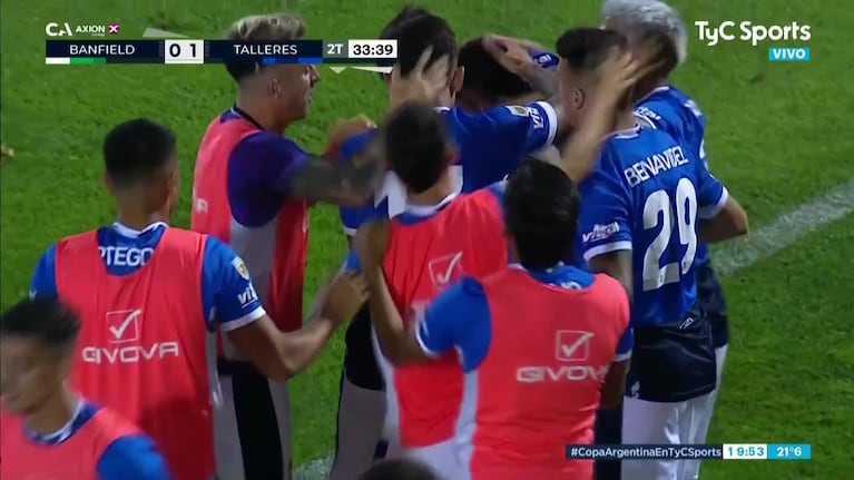 Santos puso el 1 a 0 de Talleres sobre Banfield