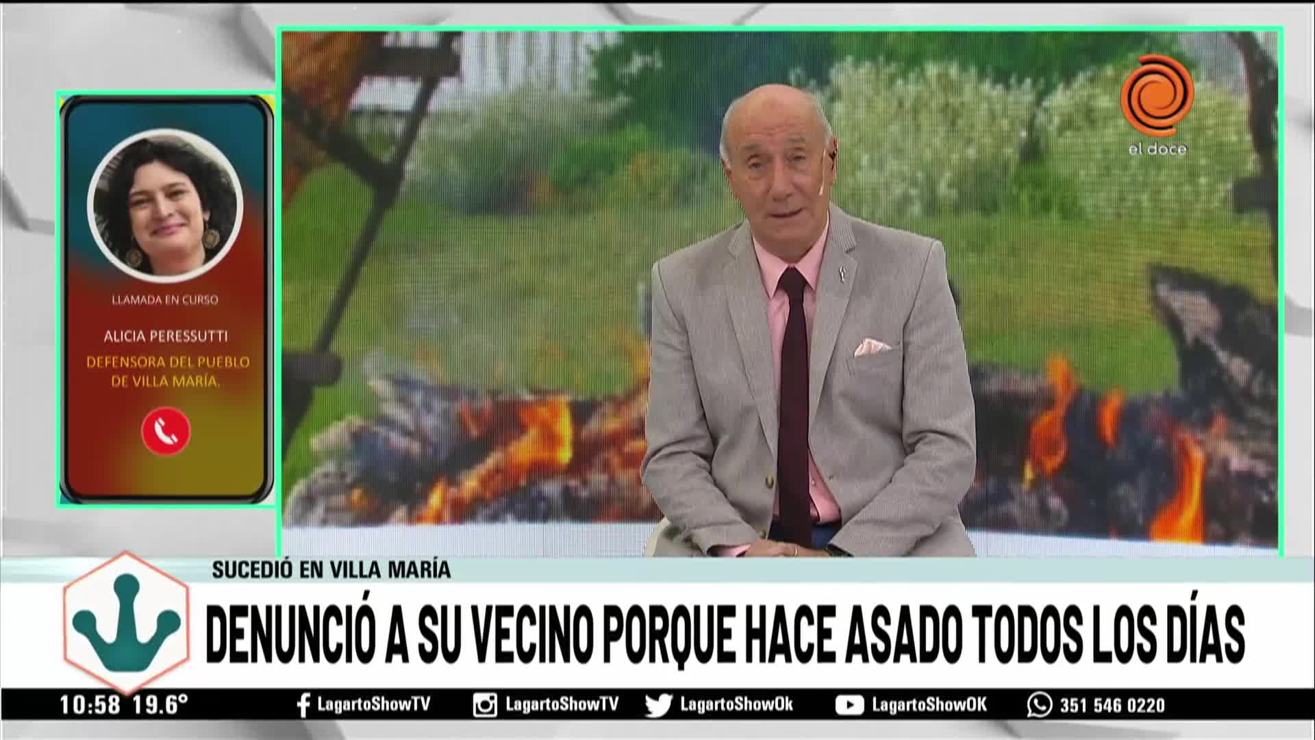 Denunció a su vecino por "hacer asado todos los días”