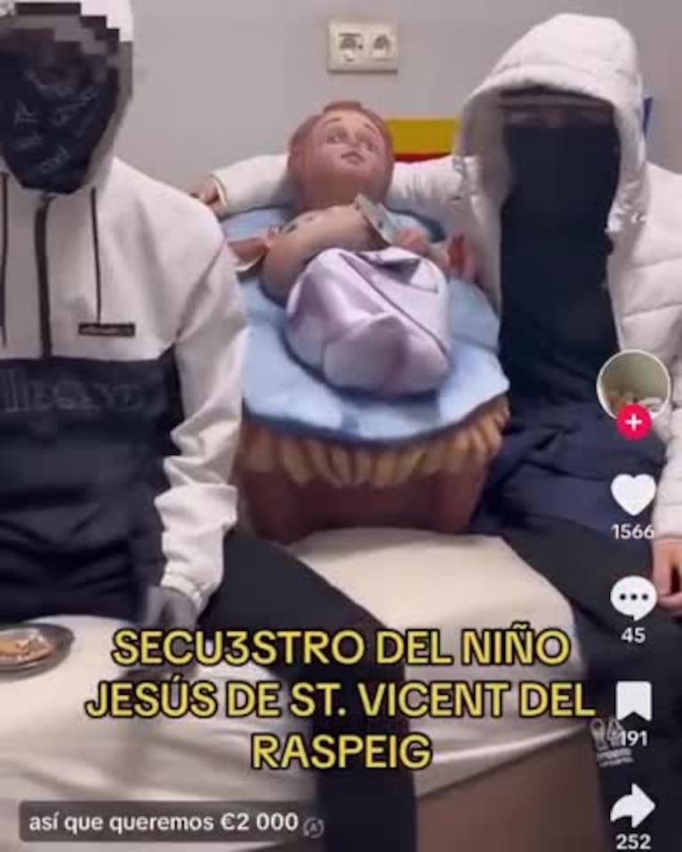 Secuestraron un Niño Jesús y pidieron rescate