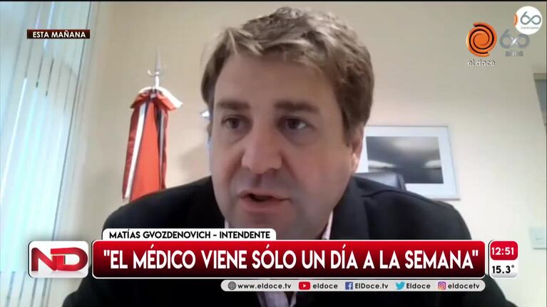 Arias: "más tranquilos" tras el caso positivo de un médico
