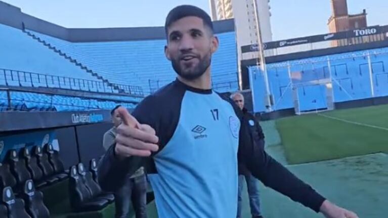 La broma del plantel de Belgrano a Lisandro López