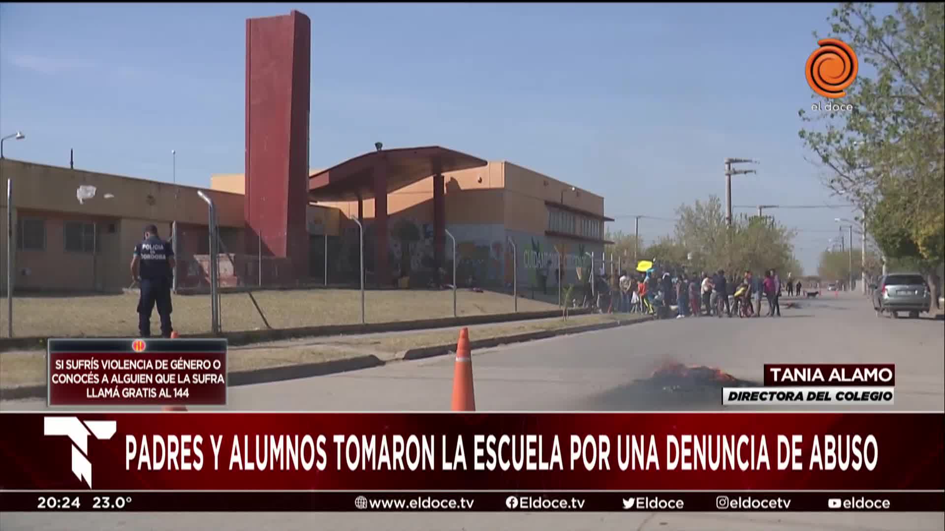 Tomaron una escuela por una denuncia de abuso sexual en un viaje de estudio