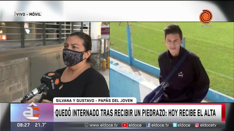 Le darán el alta al joven que recibió un piedrazo cuando volvía de trabajar