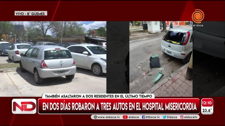 El temor de médicos y enfemeros por robos en el Hospital Misericordia