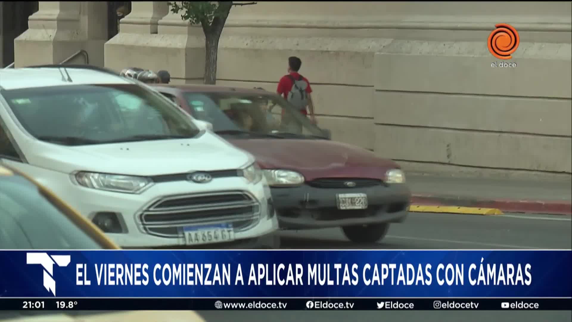 Empiezan a cobrar multas detectadas con cámaras de la Policía