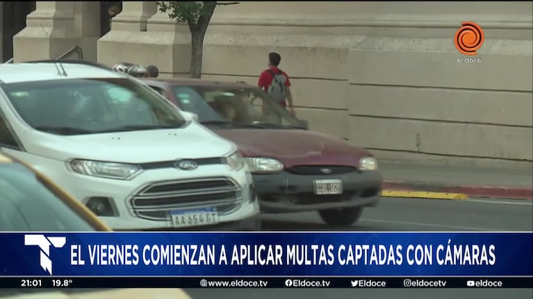 Empiezan a cobrar multas detectadas con cámaras de la Policía