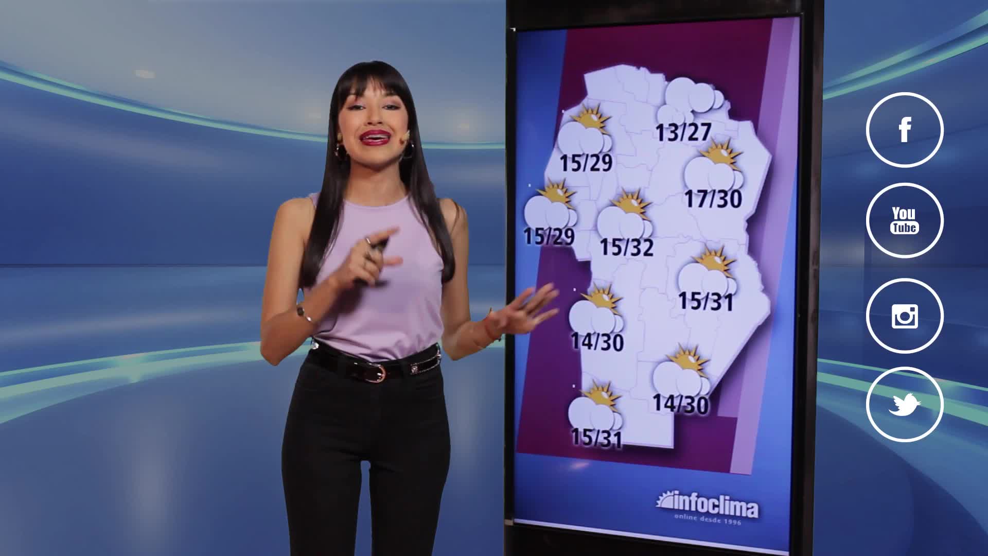 Miércoles caluroso, húmedo y con viento norte
