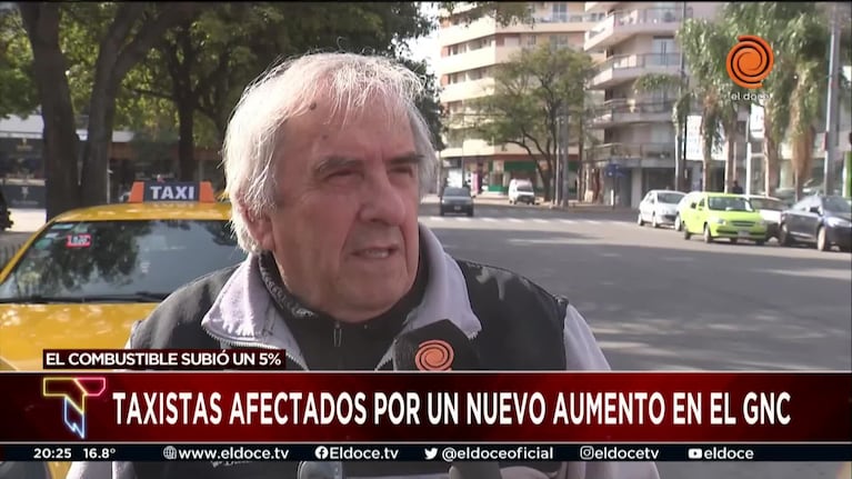 Taxistas afectados por un nuevo aumento del GNC