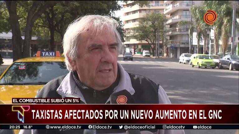 Taxistas afectados por un nuevo aumento del GNC