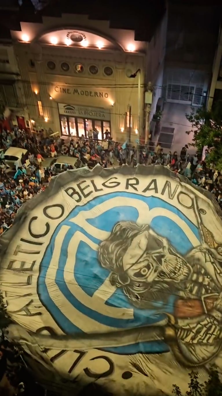Alberdi se vistió de fiesta con el festejo interminable de Belgrano campeón