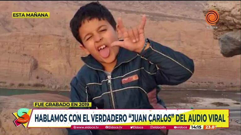 La palabra de Juan Carlos, el protagonista del audio viral