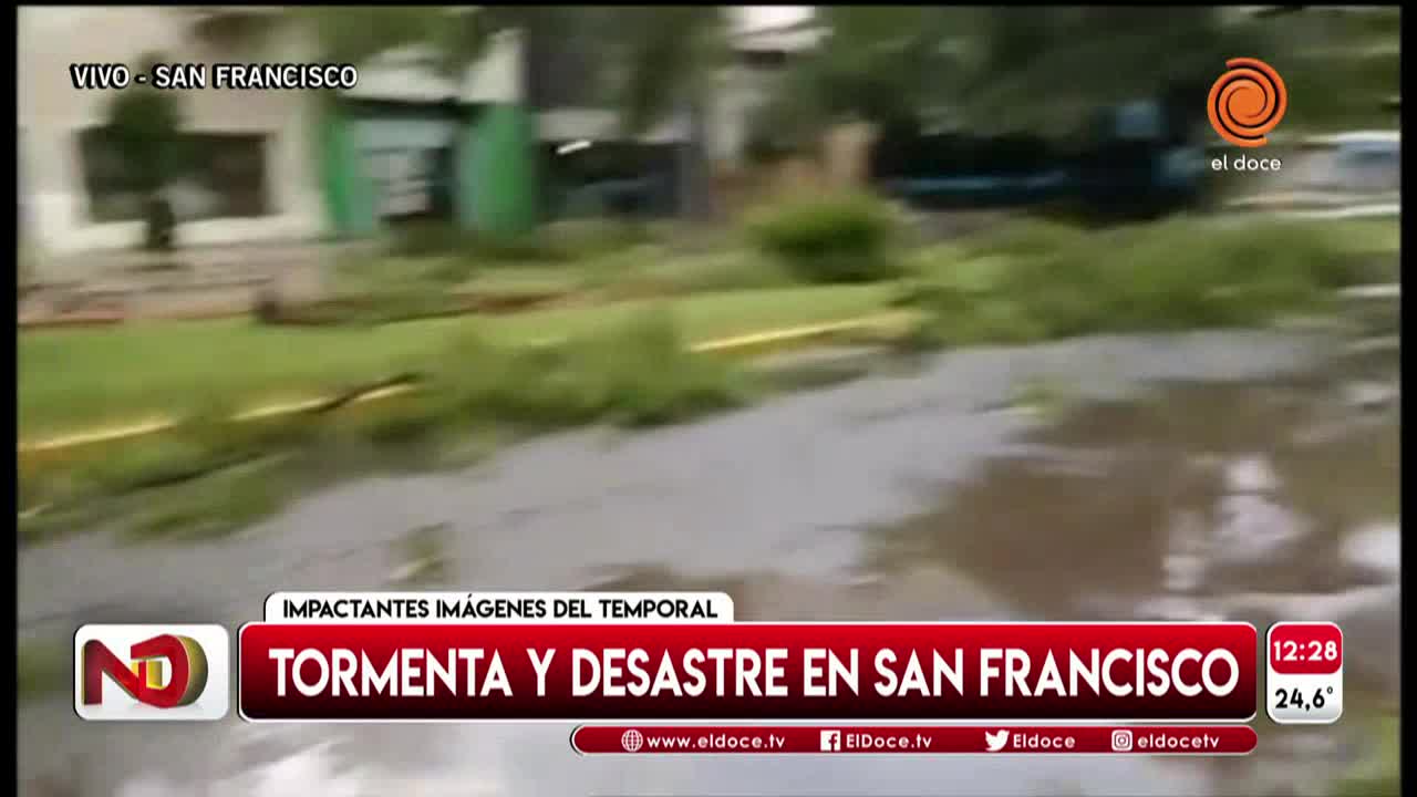 La tormenta golpeó a San Francisco