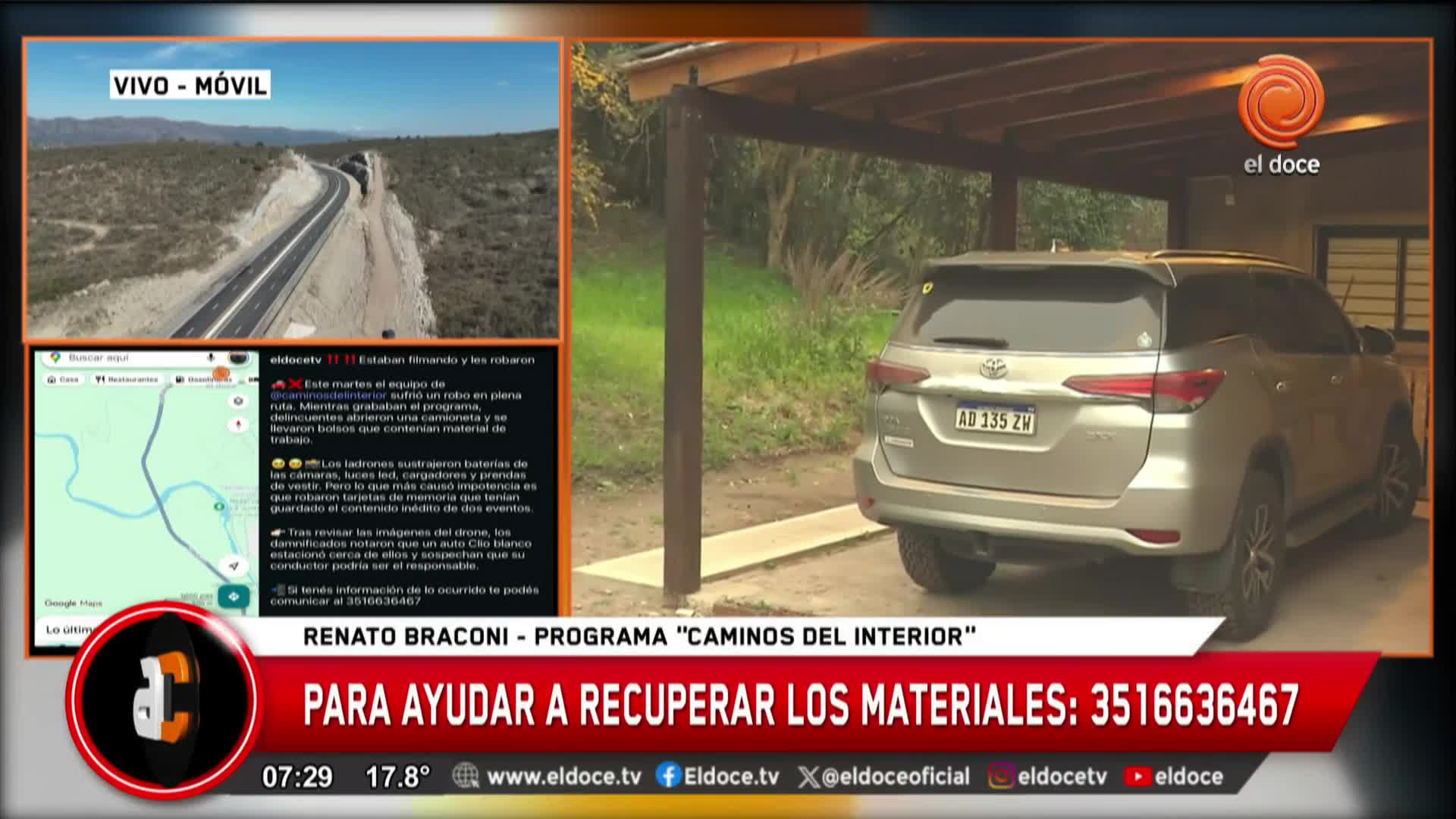 robo caminos de las sierras