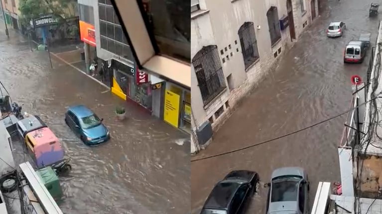 Calles hechas ríos: así quedó el centro de Córdoba tras las lluvias torrenciales