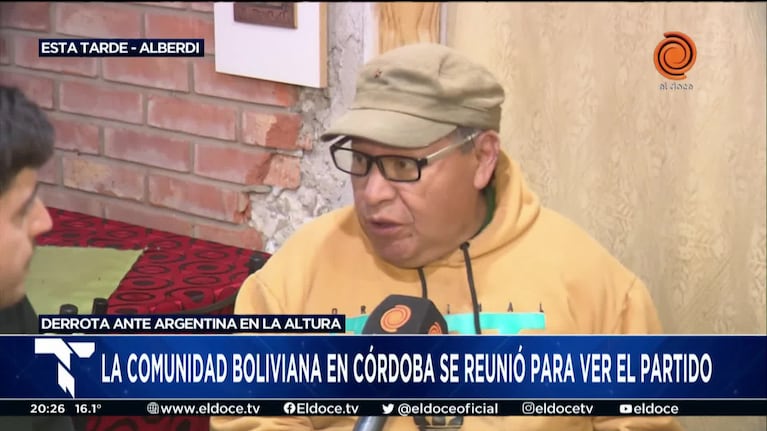 Así vivieron el partido ante Argentina los bolivianos que viven en Córdoba