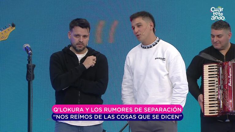 El Chino y Nico hablaron de los rumores de separación