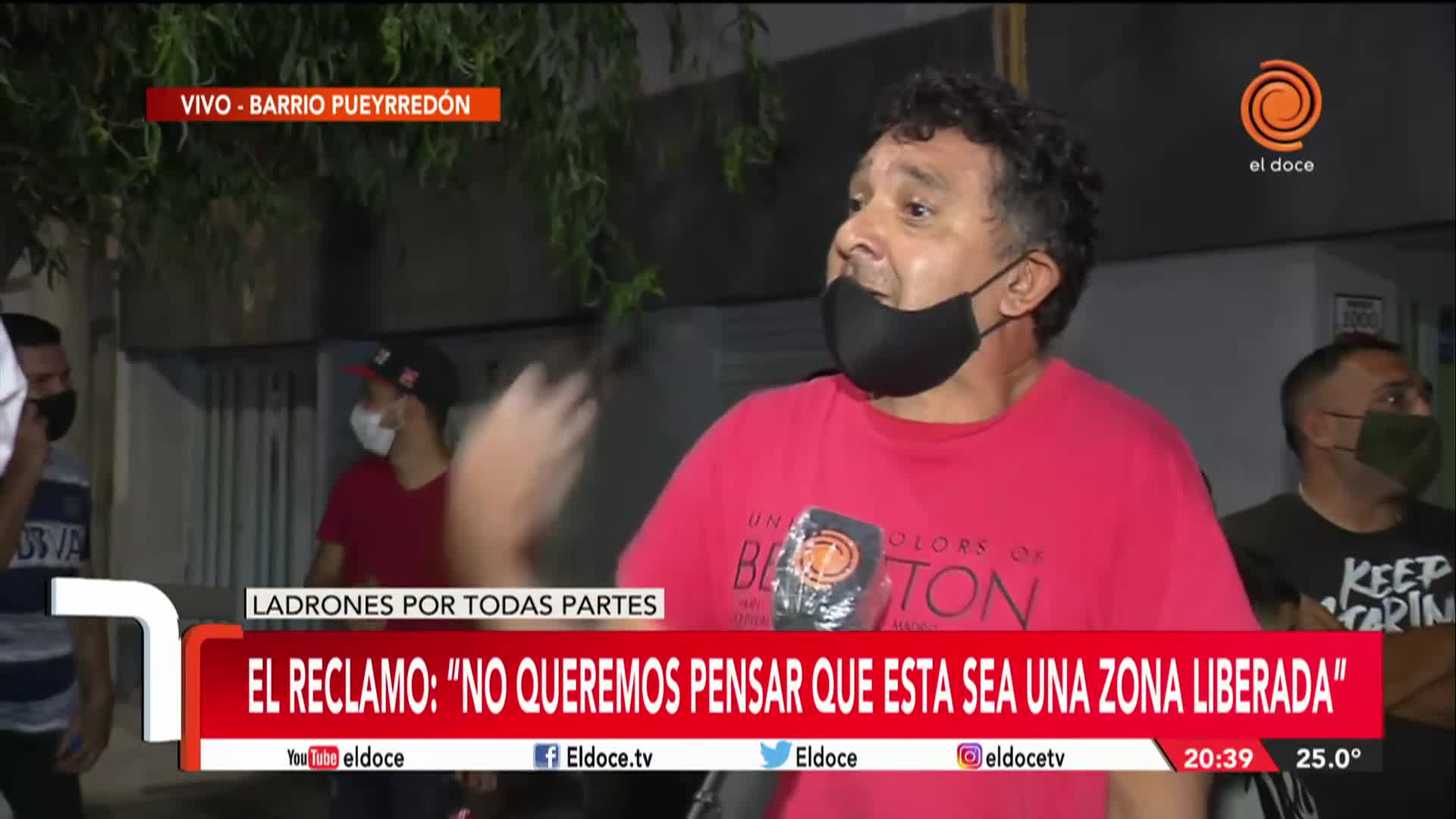 Inseguridad en Barrio Pueyrredón: “Lo estoy esperando armado”