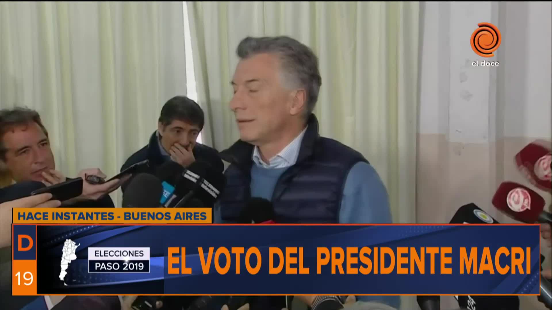 La palabra de Macri y de Alberto Fernández luego de votar